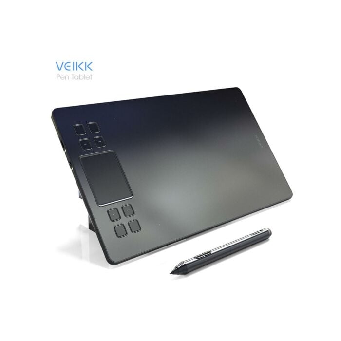 Veikk A30 V2 10 x 6 Inch Graphics Tablet with Pen (Black) 