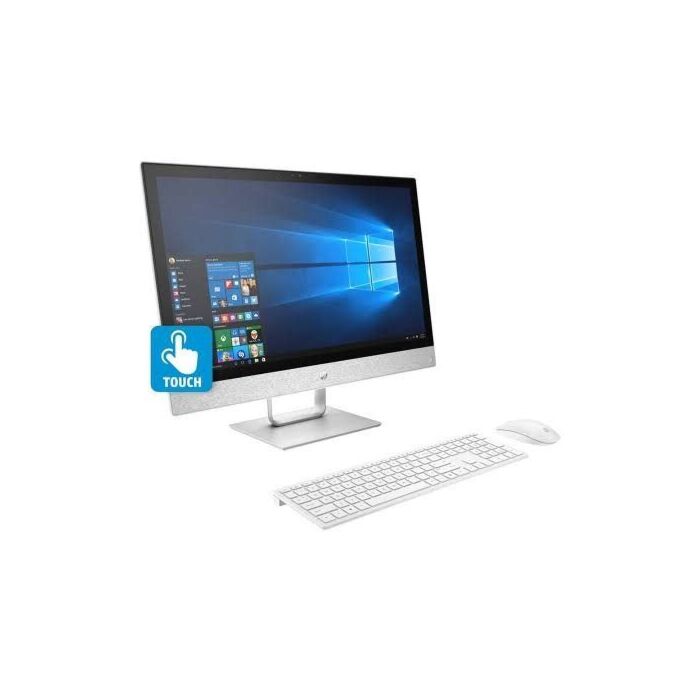 HP Pavilion 24-R178d All In One PC - 8th Gen Core i7 2.4 GHz 08GB 2 Terabyte HDD DVD R/W 24 Inch Touch Screen Display (Open Box)