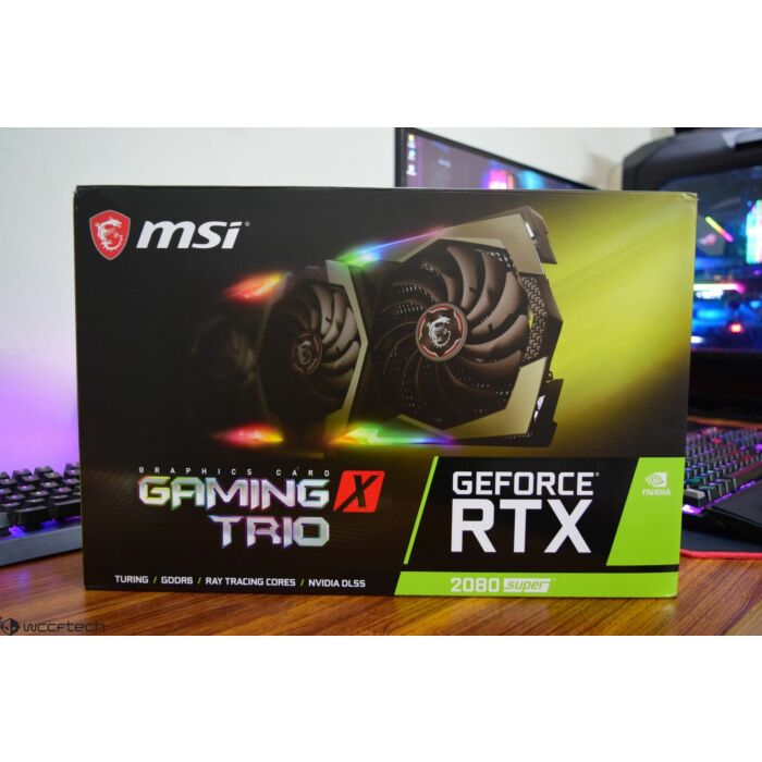 MSI Geforce  RTX 2080 Gaming X Trio Super Tripple Fan 8GB GDDR6 256-Bit Graphic Card
