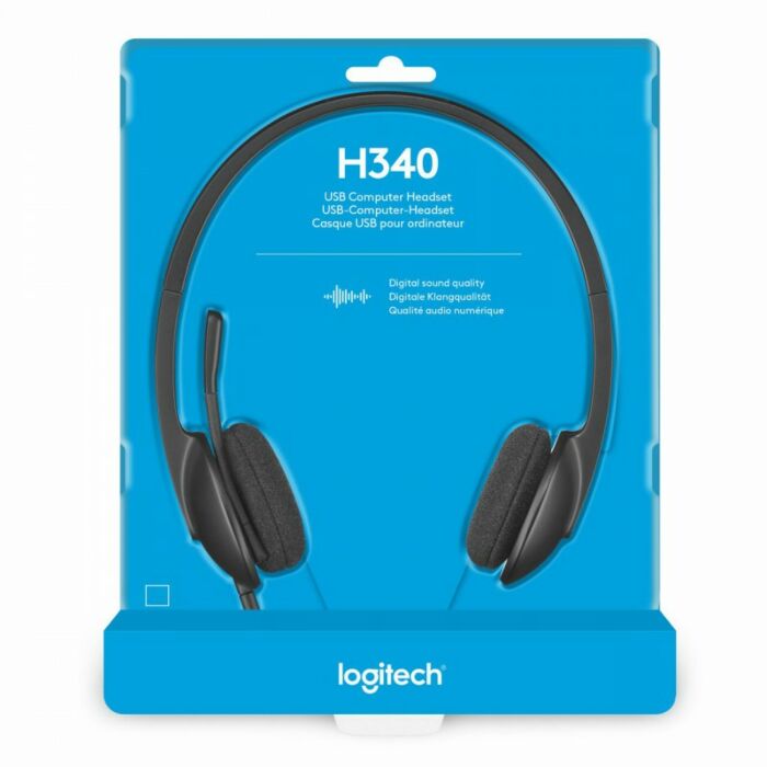 Logitech H340 USB PC Headset with Noise Cancelling Mic