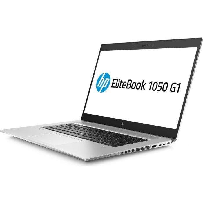 HP EliteBook 1050 G1 - 8th Gen Ci7 HexaCore vPro 16GB 1-TB SSD 4-GB NVIDIA GeForce GTX1050 GDDR5 With Max-Q Design 15.6" Ultra HD 4K IPS 60Hz 2160p Backlit KB B&O Play NFC FP Reader (Open Box)