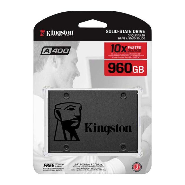 Kingston A400 SSD Solid State Drive SATA 960GB