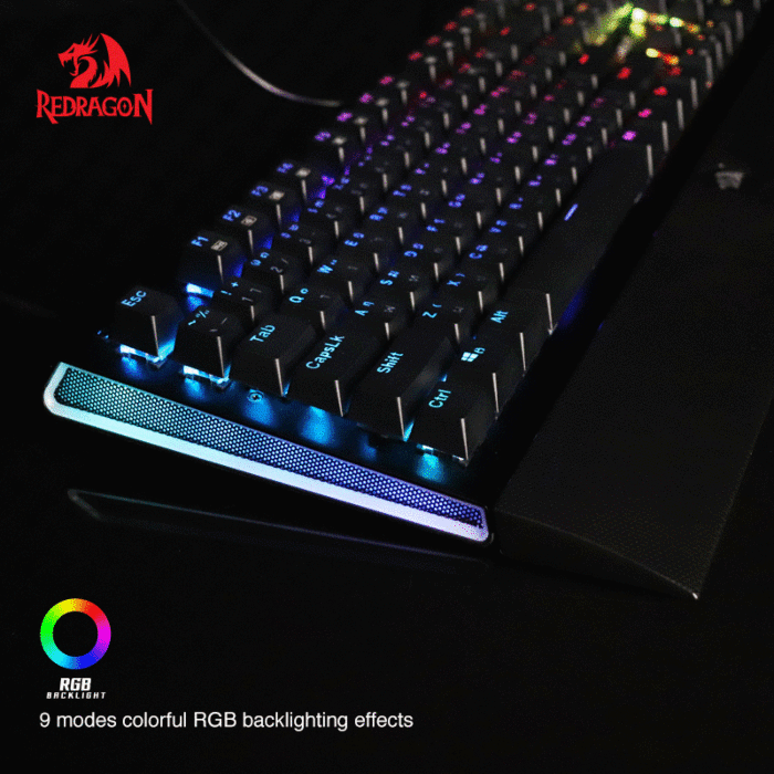 Redragon K569 ARYAMAN RGB Backlit Mechanical Wired Gaming Keyboard