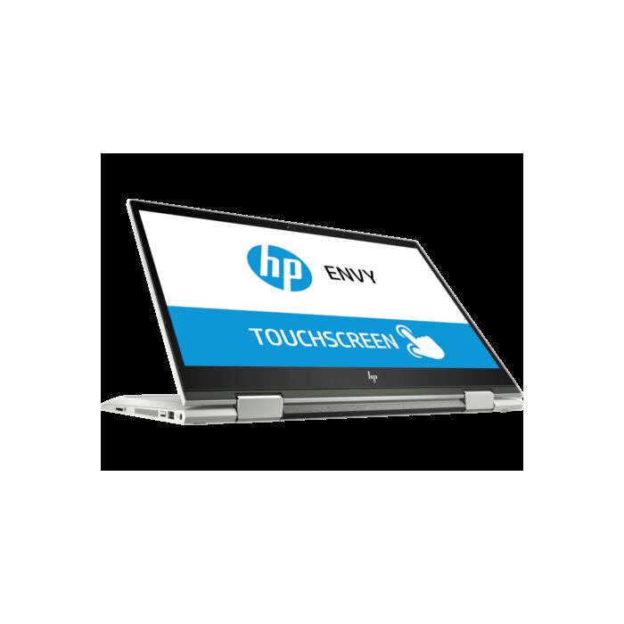 HP ENVY x360 Laptop - 15t Touch CN0008ca - 8th Gen Ci5 QuadCore 08GB 256GB SSD 15.6" Full HD IPS 360 Convertible Touchscreen Backlit KB Win10 FP Reader (Natural Silver, HP Active Pen Included, Certified Refurbished)