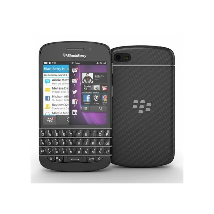 BlackBerry Q10 Smartphone 3.0" 16GB 2GB Ram 8MP Camera 3G+Wi-Fi (Black, White)