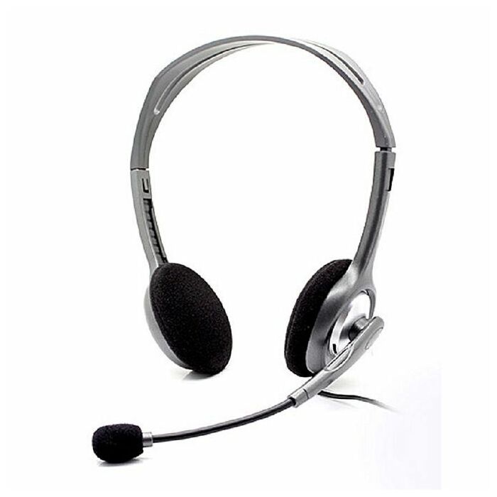 Logitech H110 Stereo Headset (Grey)