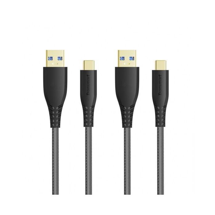 Tronsmart TAC03 3ft + 6ft Type-C to USB-A 3.0 Fast Charging & Syncing Cable