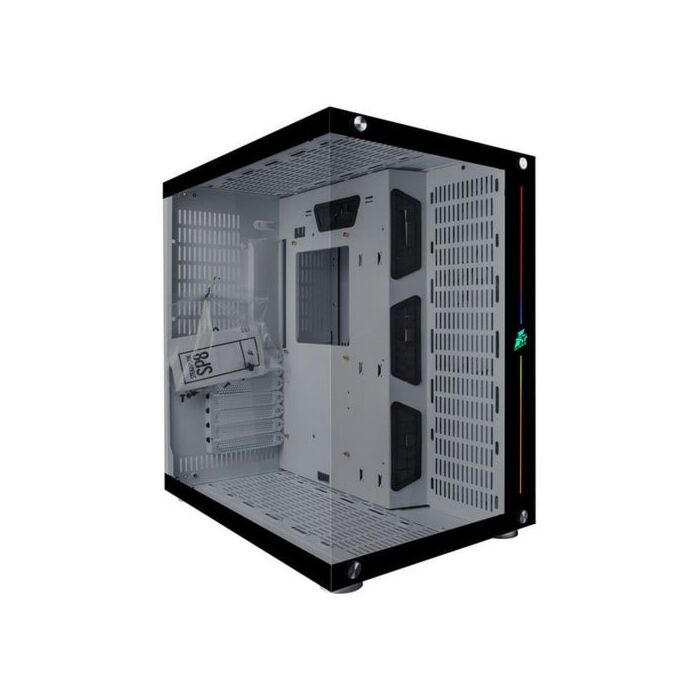 1st Player Steampunk SP8 ATX/M-ATX 0.8MM Steel Structure Gaming Case - White