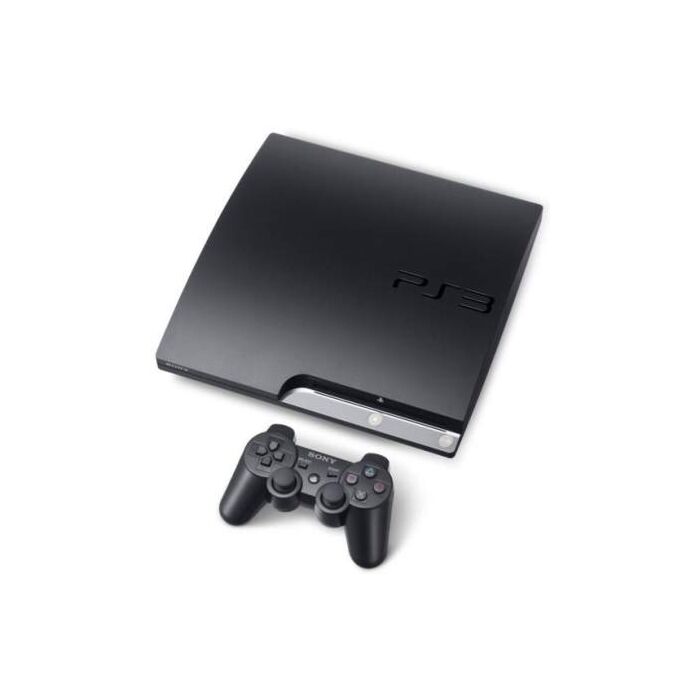 Sony PlayStation 3 Slim 320GB PAL Silver+ 2 Jet Controller
