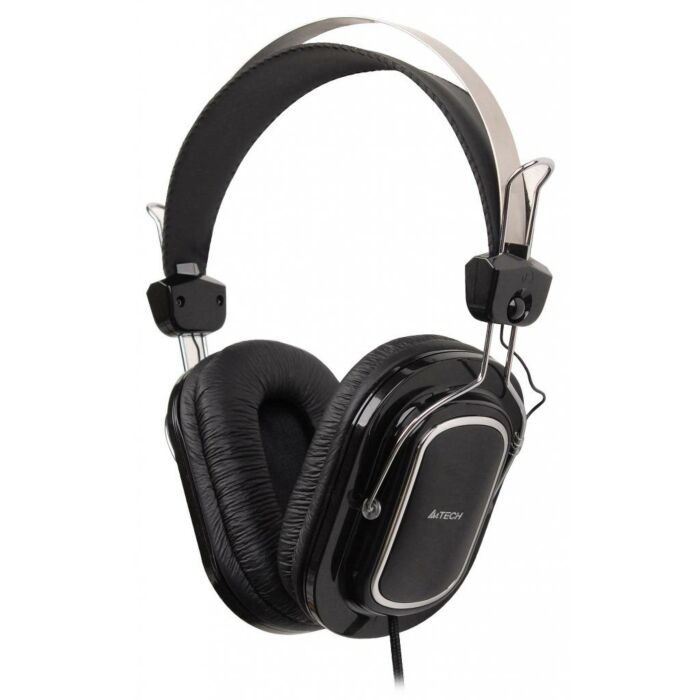 A4TECH HS-200 Wired Headphone Mic in Line - Silver 