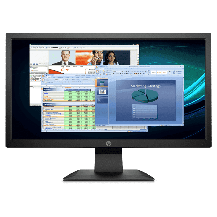 HP P204V 19.5" Inch HD 1080p 60hz LED Monitor (03 Year HP Direct Local Warranty)