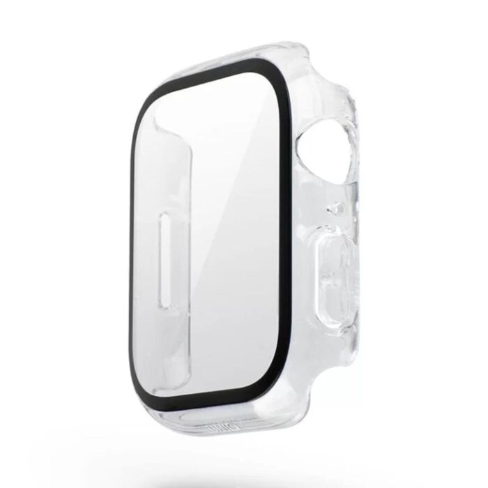 UNIQ LEGION Apple Watch Series 1-8 & SE/SE2 Case with 9H Tempered Glass Screen Protection 45MM