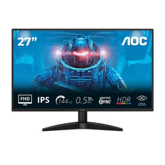 AOC 27B36X 27-Inch Full HD 1080p 144 Hz IPS Panel Gaming Monitor (Black,1 Year Local Warranty, NEW)