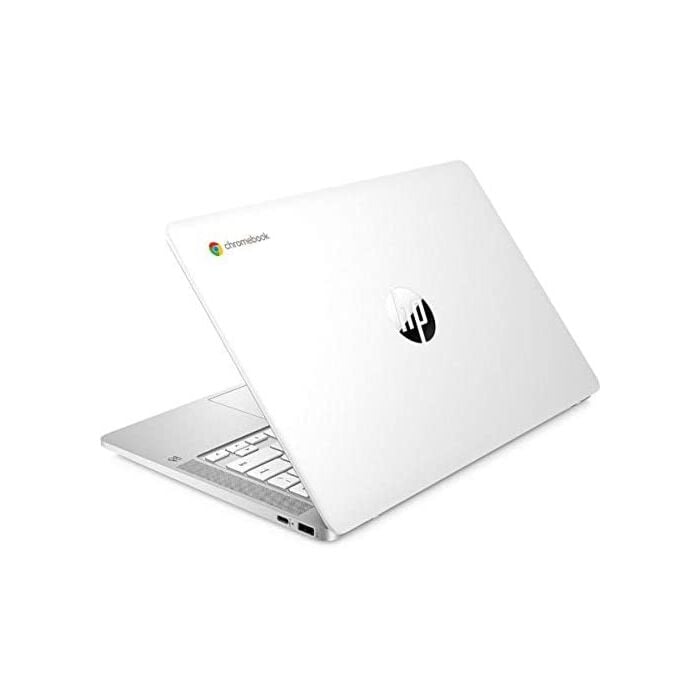 HP Chromebook 14a NA0010tu - Intel Pentium Silver N5030 QuadCore 04GB 64GB eMMC 14" Full HD 1080p IPS LED Touchscreen Display WIFI Bluetooth Card Reader HD Webcam B&O Play Backlit KB ChromeOS (White, Open Box)