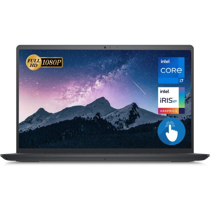 Dell Inspiron 3520 15 - Alder Lake - 12th Gen Core i7 10-Cores Processor 16GB to 32GB 512GB to 2-TB SSD Intel Iris Xe Graphics 15.6" Full HD 1080p AG WVA Touchscreen Display W11 (Carbon Black) (New)