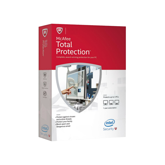 McAfee Total Protection 2016 3 PC (Online License)