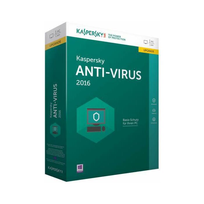 Kaspersky Antivirus 2018 (2 Users 1 Year)