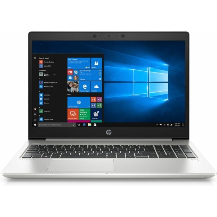 HP Probook 450 G7 Comet Lake - 10th Gen Core i7 QuadCore 08GB 1-TB HDD 2-GB NVIDIA GeForce MX130 DDR5 15.6" Full HD LED 1080p Backlit KB FPR (Pike Silver, Aluminium, 1 Year HP Direct Local Card Warranty, HP BAG Included)
