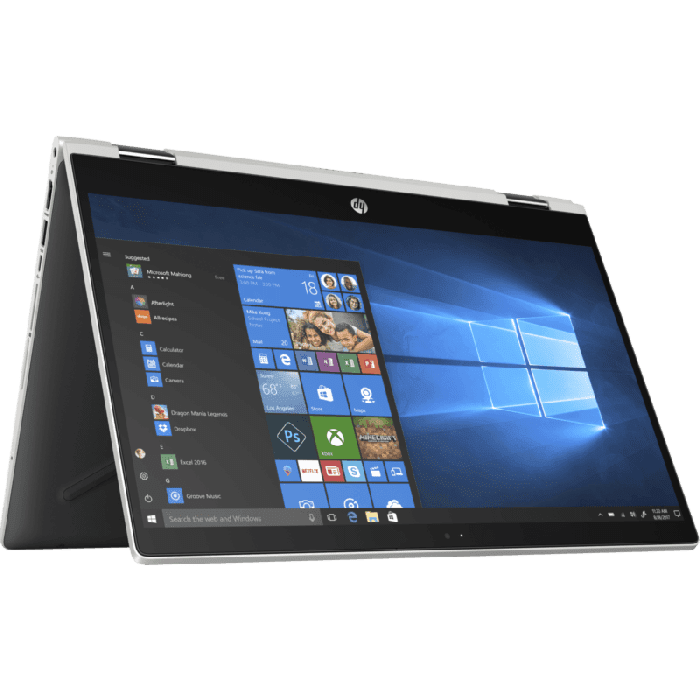 HP Pavilion 14 CD0018TX x360 - 8th Gen Ci7 QuadCore 08GB 1TB HDD 4-GB Nvidia GeForce MX130 14" Full HD 1080p Touchscreen Convertible Win 10 Backlit KB B&O Play (Platinum Gold, HP Direct Local Warranty)