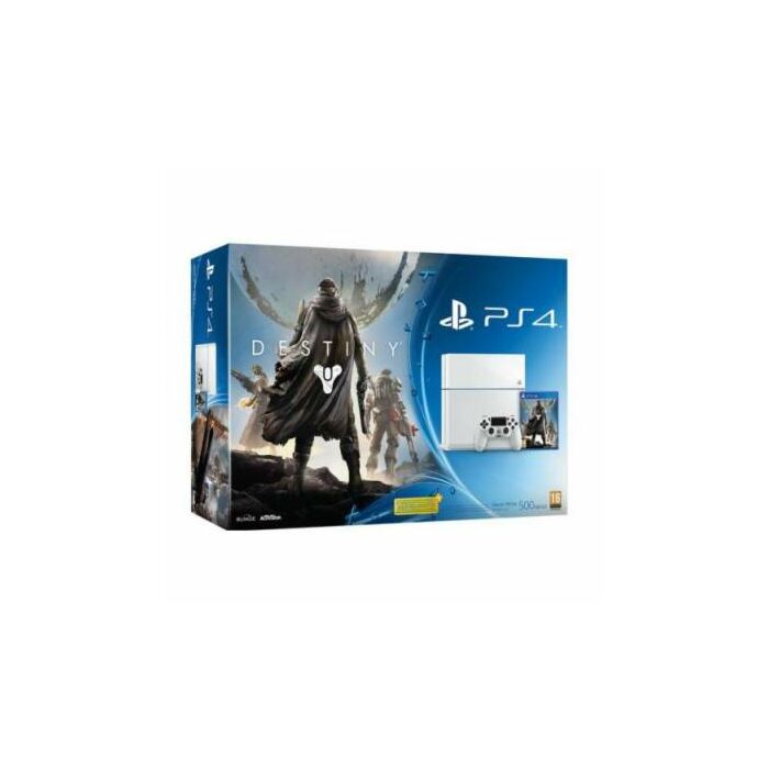 Sony PlayStation 4 (GLACIER WHITE) 500GB with DESTINY - Bundle Set