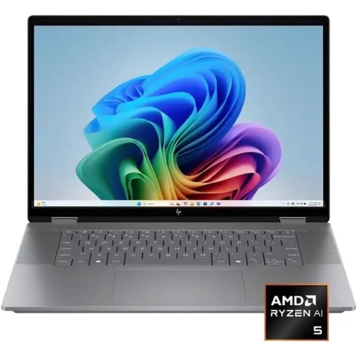 HP Omnibook X Flip 16 AR0013DX - AMD Ryzen™ AI 5 340 Processor 16-GB 512-GB SSD AMD Radeon 840M Graphics 16" 2k 1200p IPS x360 Touchscreen Convertible Display Backlit KB DTS:X® Ultra Audio W11 (Meteor Silver, NEW)