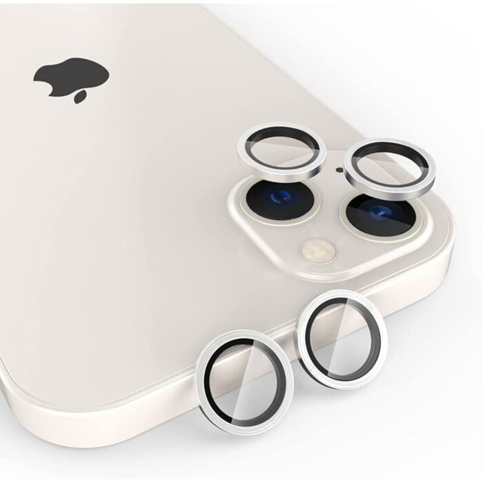 UNIQ Optix iPhone 13 / 13 Mini Camera Lens Protector – Sterling (Silver)