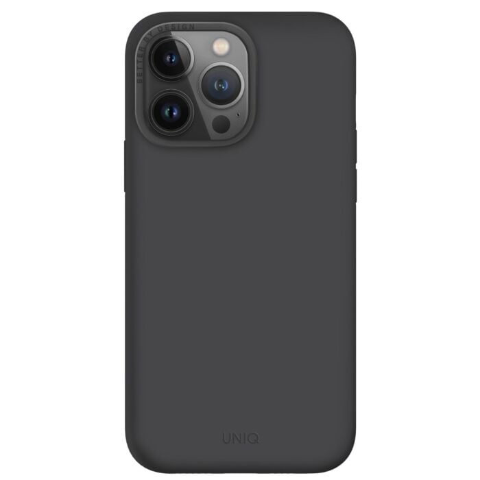 Uniq Lino Hue Case for iPhone 14 Pro (Charcoal Grey)