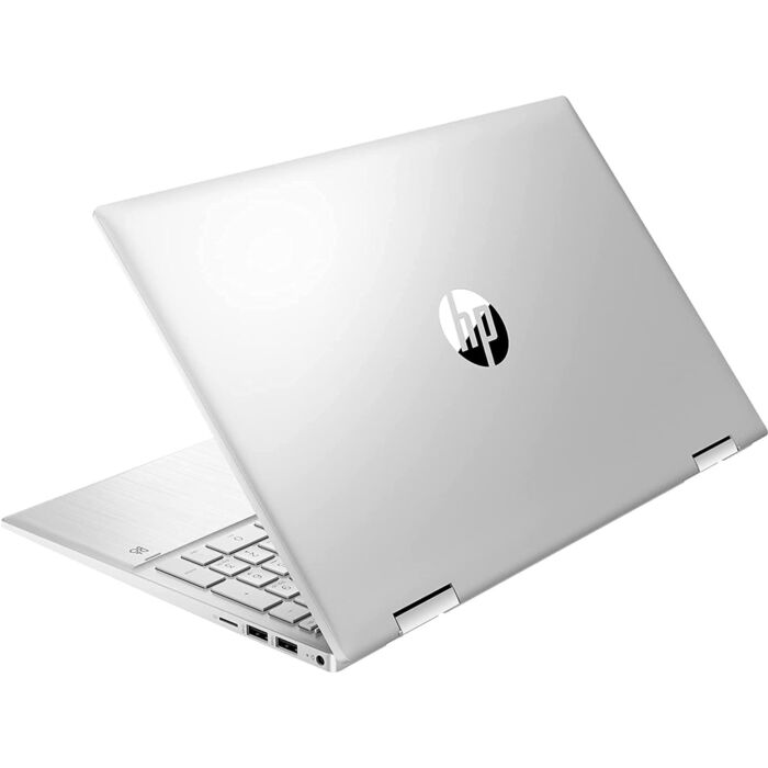 HP Pavilion x360 Convertible 15 ER1051cl - Alder Lake - 12th Gen Core i5 Processor 12GB 512GB SSD Intel Iris Xe Graphics 15.6" Full HD 1080p IPS MicroEdge Touchscreen Convertible Display B&O Play Backlit KB W11 (Natural Silver)