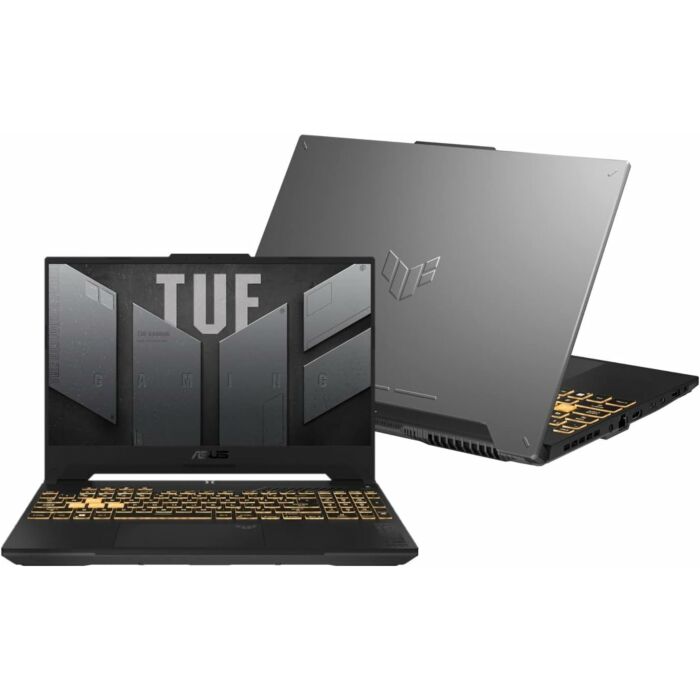 Asus Tuf F15 FX507ZI Gaming Laptop - 12th Generation Core i7 12700H Processor 16GB 1 Terabyte SSD 8-GB NVIDIA GeForce RTX4070 GDDR6 GC 15.6" Full HD 1080p IPS Anti-glare 144Hz Display 1-Zone RGB Backlit KB W11 Home (Mecha Grey, NEW)