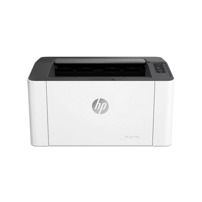 HP LaserJet 107W B&W Wireless Printer (White)