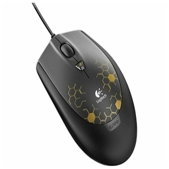 Logitech G100 Combo Gaming Mouse (Black)