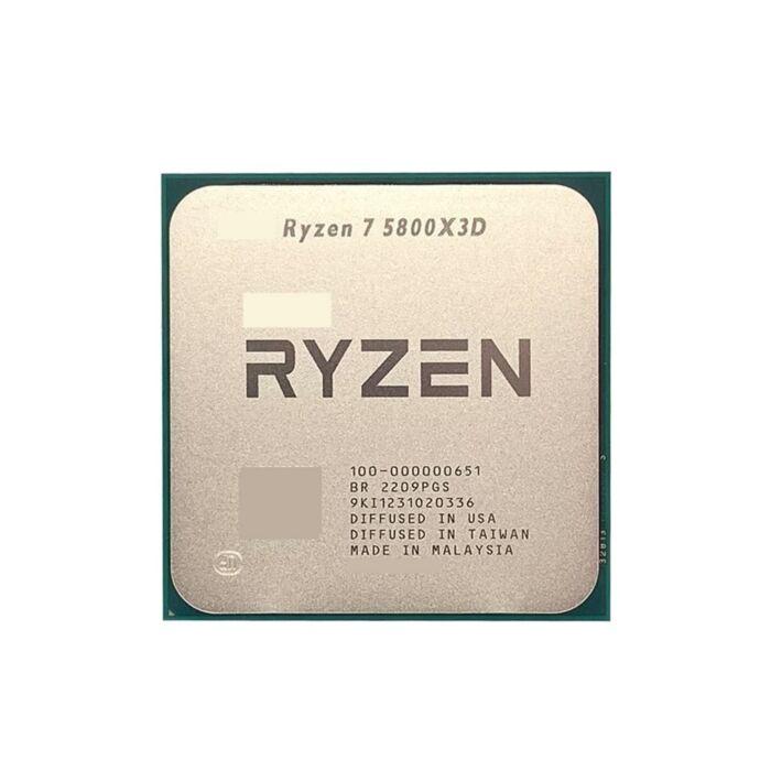 AMD Ryzen 7 5800x3D (3.4Ghz Turbo Boost upto 4.5 Ghz, 4MB Cache) Processor (Tray)
