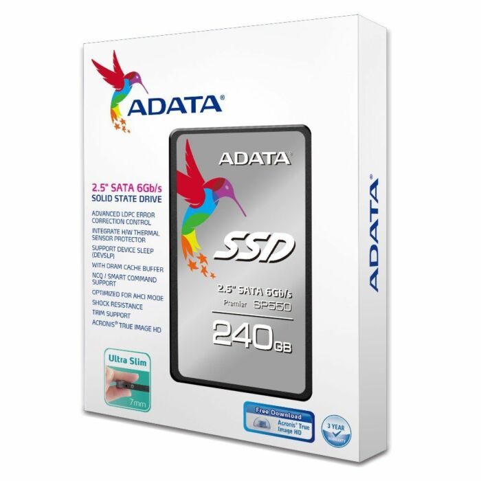 A-Data 240GB Solid State Drive SP550 Series (ASP550SS3-240GM-C)