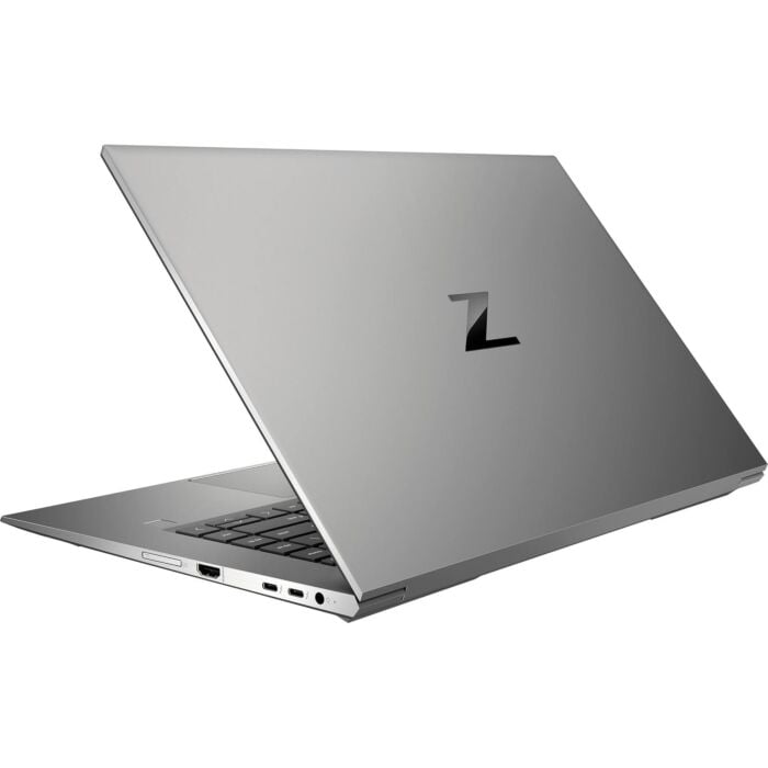 HP ZBook Studio 15 G8 Mobile Workstation PC - Tiger Lake - 11th Gen Core i9 11950H 8-Core Processor 32-GB 512-GB SSD 4-GB NVIDIA RTX A2000 GDDR6 GC 15.6" 4K UHD 2160p OLED UWVA Touchscreen Display B&O Play RGB Per Key BKB W10 Pro TPM (Turbo Silver, Used)