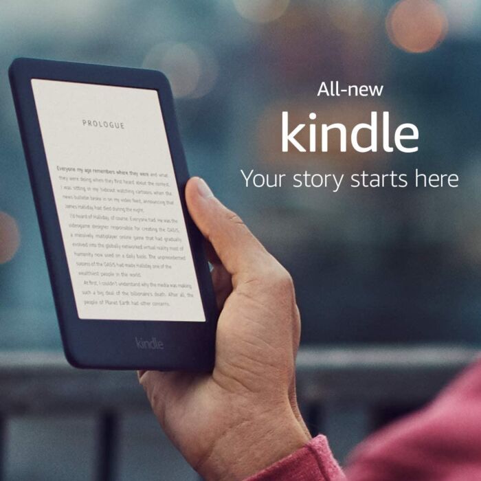 Amazon All-New Kindle - 6" - 4GB - Black - Now with a Built-in Front Light