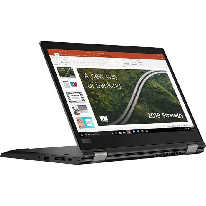 Lenovo ThinkPad Yoga L13 2 in 1 - Comet Lake - 10th Gen Core i5 10210u Processor 8GB 256GB to 2-TB SSD Intel Integrated GC 13.3" FHD 1080p IPS Anti-Reflective 300nits Touchscreen Convertible Display Dolby Audio FPR Dual cam W10 Pro TPM (Black, Used)