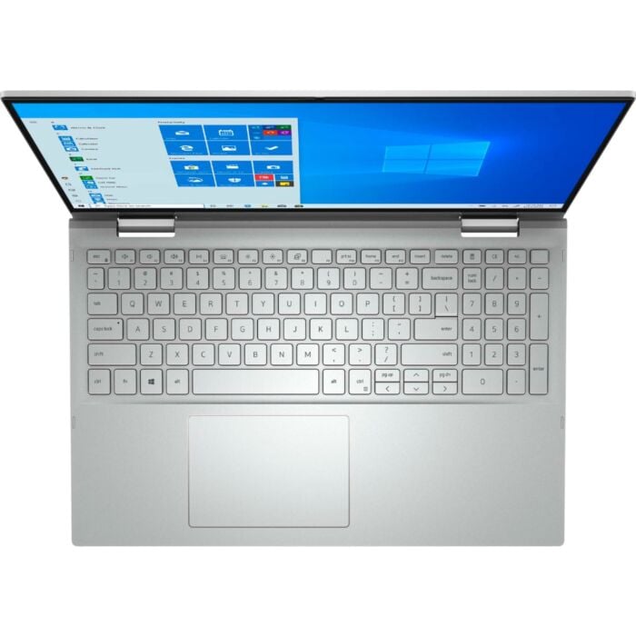 Dell Inspiron 15 7500 2 in 1 Ice Lake - 10th Gen Core i5 08GB 256GB SSD 15.6" Full HD 1080p Narrow Border 60Hz Touchscreen Convertible Display Backlit KB FP Reader (Platinum Silver, Open Box)