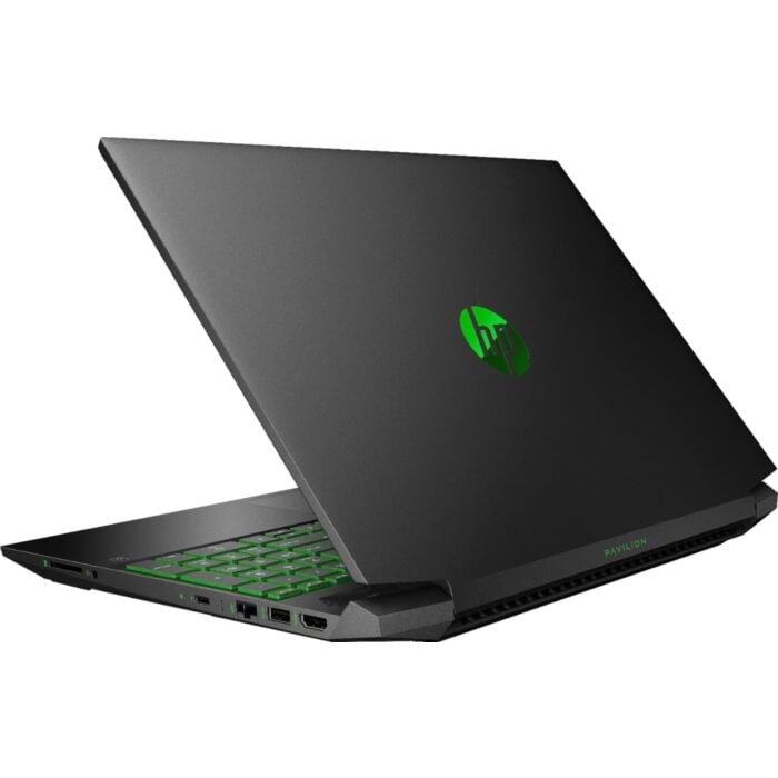 HP Pavilion 15 EC1111AX - AMD Ryzen 7 4800H 16GB 512GB SSD 4-GB NVIDIA GeForce GTX1650Ti GDDR6 15.6" Full HD 1080p 144Hz Micro Edge Display B&O Play Acid Green Backlit KB W10 (Shadow Black, HP Direct Local Warranty)
