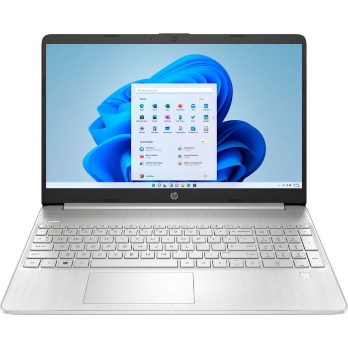 HP 15 DW3165st - Tiger Lake - 11th Gen Core i5 08GB to 32GB 256GB TO 2-TB SSD Intel Iris Xe Graphics 15.6" Full HD 1080p Micro-Edge LED FP Reader W10 (Natural Silver)