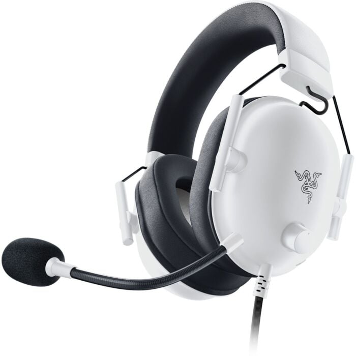 Razer BlackShark V2 X Esports Wired Gaming Headphone (White)