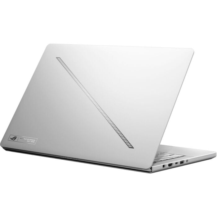 ASUS Zephyrus G14 GA403UV - AMD Ryzen 9 8945HS 8-Core Processor 16-GB 1-TB SSD 8-GB NVIDIA GeForce RTX4060 GDDR6 GC 14" 3K OLED 120Hz ROG Nebula G-Sync DolbyVision HDR Display DolbyAtmos Sound 1-Zone RGB BKB KB W11 Slash Lighting (Platinum White, NEW)