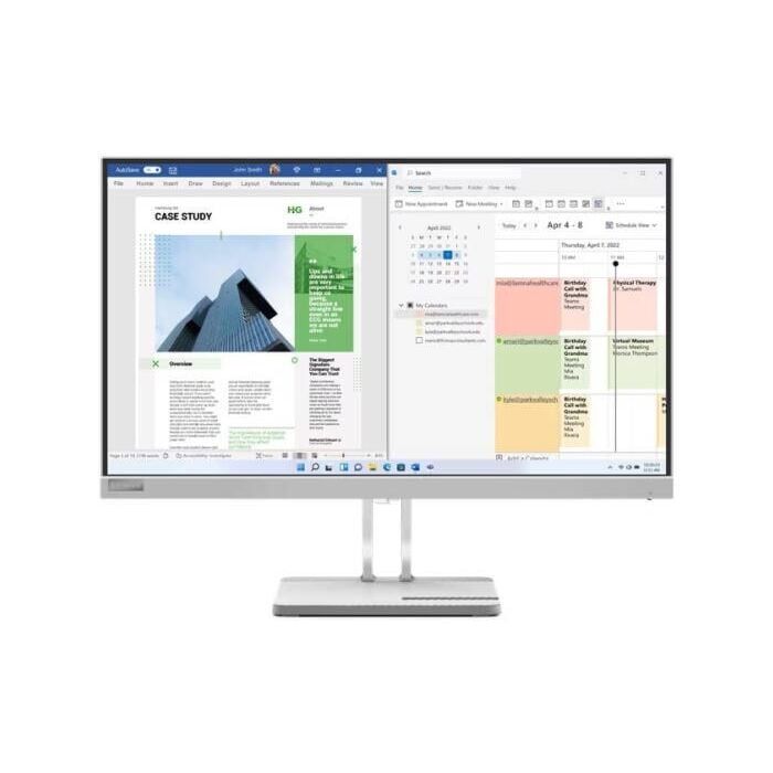 Lenovo L25e-40 25-Inch Full FHD 1080p 75Hz VA Panel Monitor (White)