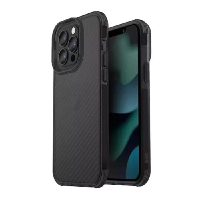 Uniq Combat Case for iPhone 14 Pro (Aramid Smoke)