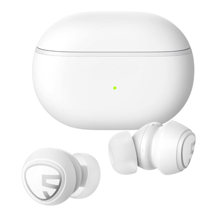 SoundPeats Mini Pro Hybrid Active Wireless Earbuds (White)