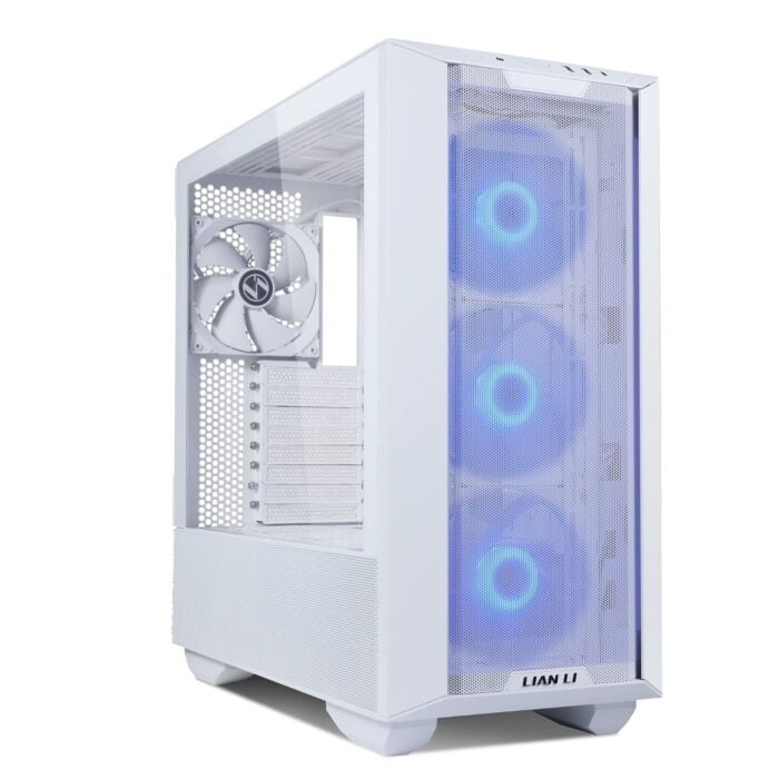 Boost Lion PC Case with 4 RGB Fans (White)
