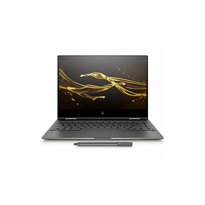 HP Spectre x360 Convertible 13t With HP Active PEN - 8th Gen Ci7 QuadCore Coffee Lake 16GB 512GB SSD W10 B&O Speakers 13.3" Full HD Infinity Touchscreen Backlit KB FP Reader (Dark Ash, Sleeve Included)