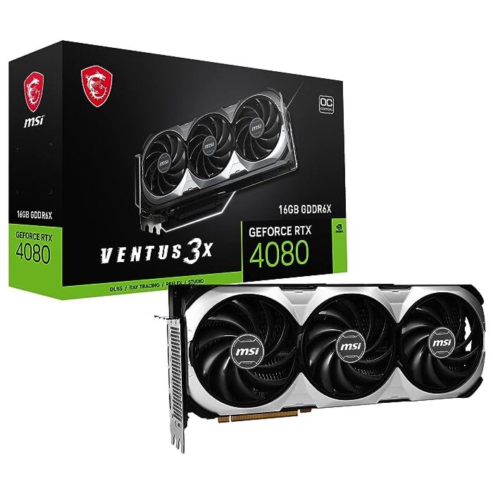 MSI GeForce Ventus X4080 16GB Gaming Graphics Card