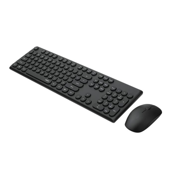 Rapoo X260S Wireless Optical Mouse & Keyboard Combo (Black, NEW)