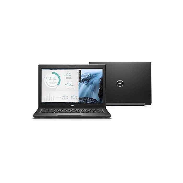 Dell Latitude 12 7280 - 6th Gen Core i5 6300u Processor 08GB 256GB SSD Intel HD Graphics 12.5" HD 720 Display Backlit KB (Black, Used)