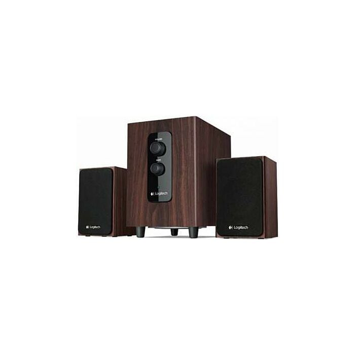 Logitech Multimedia Speaker Z443 3.5mm Jack, Wooden Enclosures 55W RMS/110W Peak Power - Wooden (Brand Warranty)